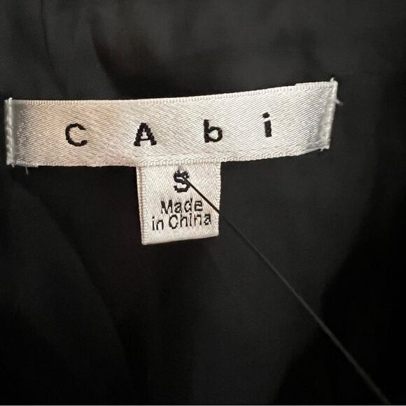 CAbi Black Grid Plaid Wool
Blend Full Zip Moto Vest Size S - Picture 10 of 13